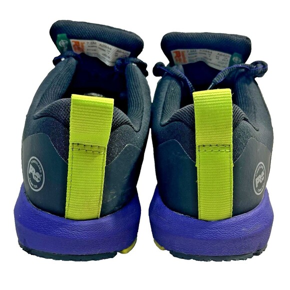 Timberland PRO 589 Radius Composite Toe Work Shoes Women's 7.5 Black/Purple EUC - Picture 7 of 11
